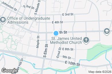 Map image of the property - 505 S Oak St