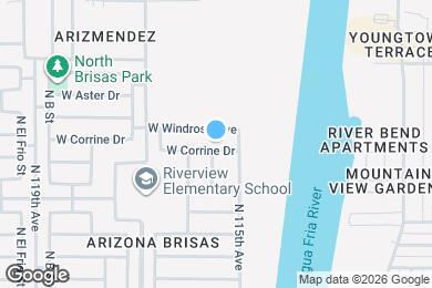 Map image of the property - 11522 W Corrine Dr