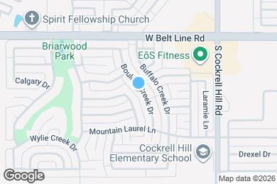 Map image of the property - 201 Boulder Creek Dr