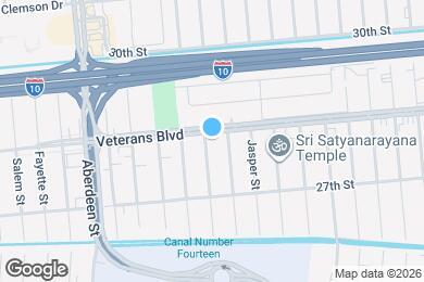 Map image of the property - 2762 Panama St