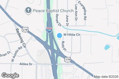 Map image of the property - 3873 W Hilda Cir