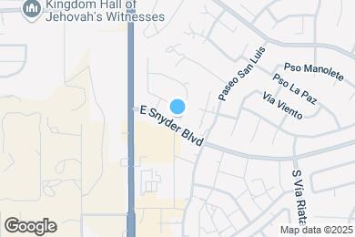 Map image of the property - 4196 Calle Ladero