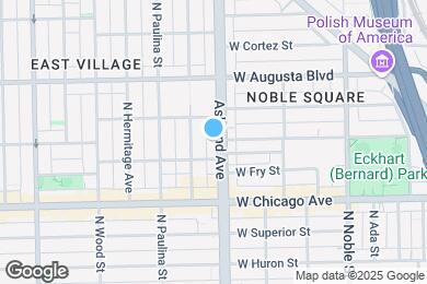 Map image of the property - 862 N Ashland Ave