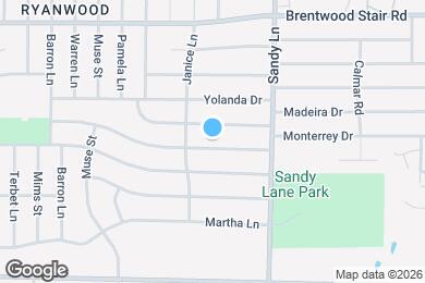 Map image of the property - 7313 Monterrey Dr