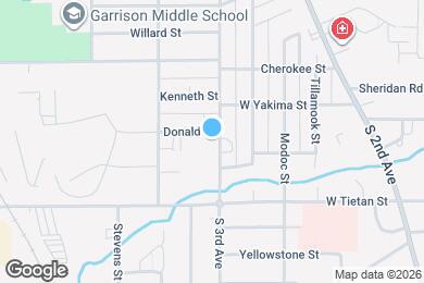 Map image of the property - 107 Donald St