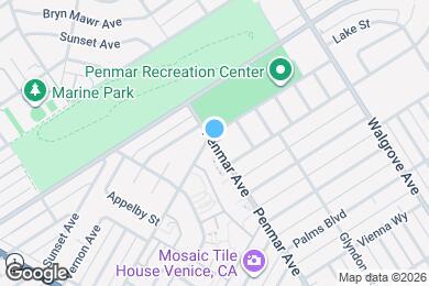 Map image of the property - 1514 Penmar Ave