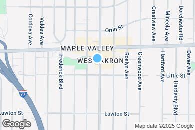 Map image of the property - 974 S Hawkins Ave