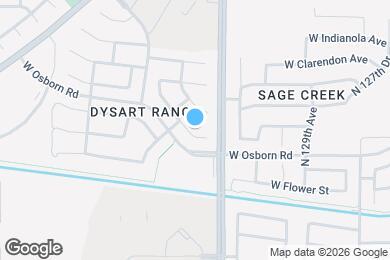 Map image of the property - 13122 W Clarendon Ave