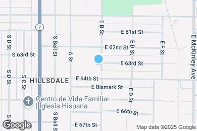 Map image of the property - 6308 E B St