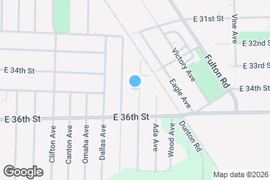 Map image of the property - 3442 Albany Ave