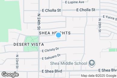 Map image of the property - 2526 E Mercer Ln