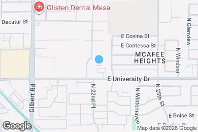Map image of the property - 2254 E University Dr