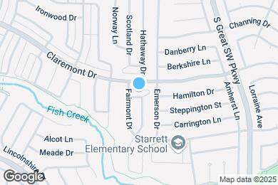 Map image of the property - 2708 Hemingway Dr
