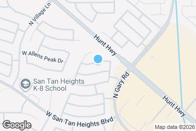 Map image of the property - 2021 W Hayden Peak Dr