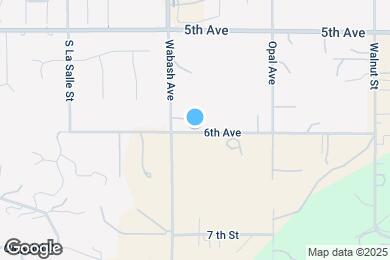 Map image of the property - 701 6th Ave