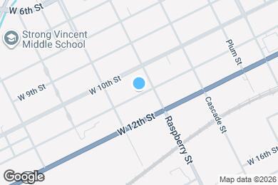 Map image of the property - 1122 W 11th St