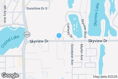 Map image of the property - 2830 Skyview Dr