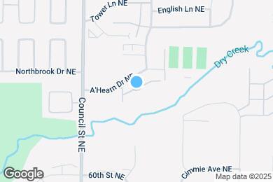 Map image of the property - 1307 Crossings Ct NE