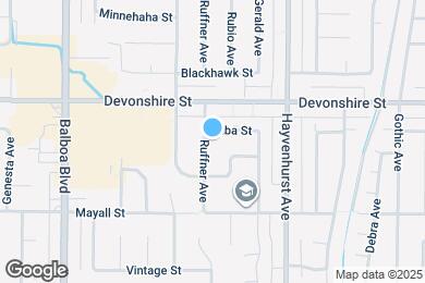 Map image of the property - 10218 Ruffner Ave