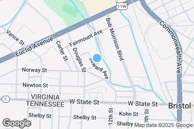 Map image of the property - 195 Seward Ave