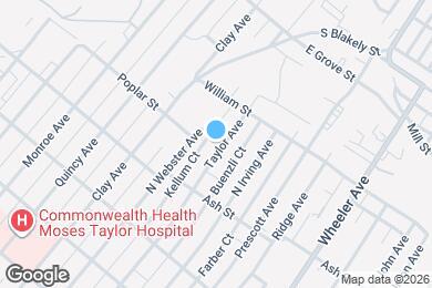 Map image of the property - 1051 Taylor Ave