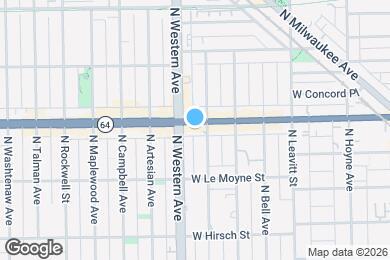 Map image of the property - 2347 W North Ave