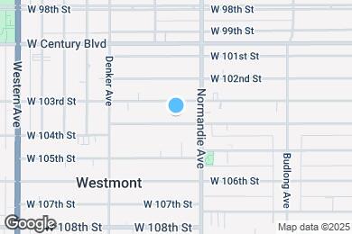 Map image of the property - 1431 W 104th St