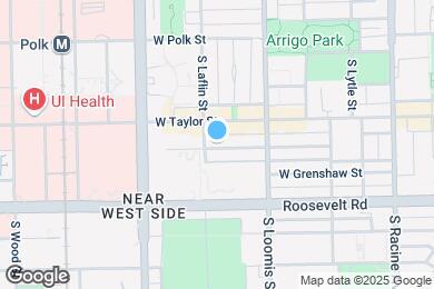 Map image of the property - 1448 W Fillmore St