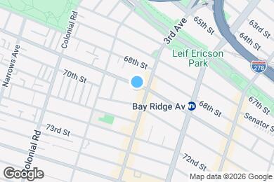 Map image of the property - BAY RIDGE AVENUE