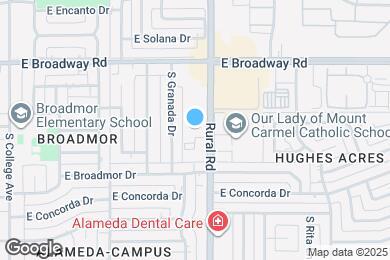 Map image of the property - 810 E Redondo Dr