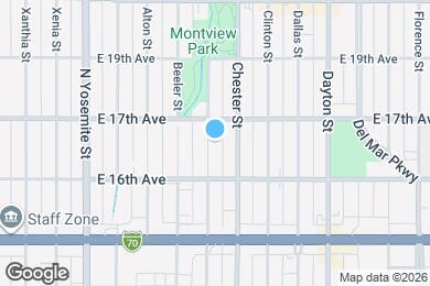 Map image of the property - 1650 Boston St