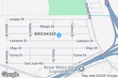 Map image of the property - 311 Lebanon St