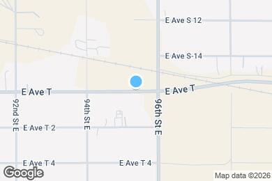 Map image of the property - 9531 E Ave T-12