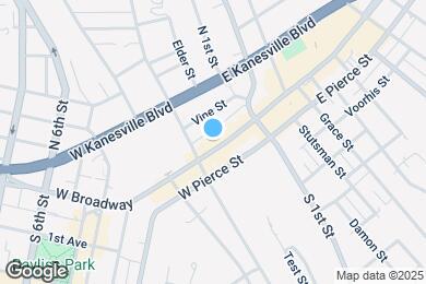 Map image of the property - 148 W Broadway St