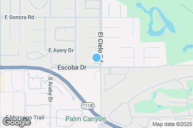 Map image of the property - 3180 E Escoba Dr