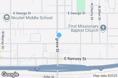 Map image of the property - 250 N Hargrave St