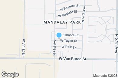 Map image of the property - 7044 W Taylor St