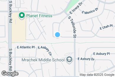 Map image of the property - 1849 S Salida Cir