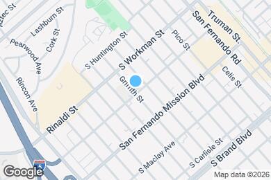 Map image of the property - 1305 Griffith St