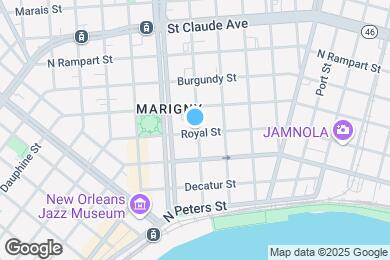 Map image of the property - 704 Marigny St