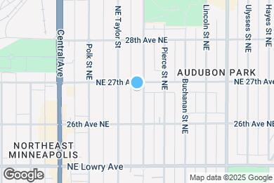 Map image of the property - 2640 Fillmore St NE