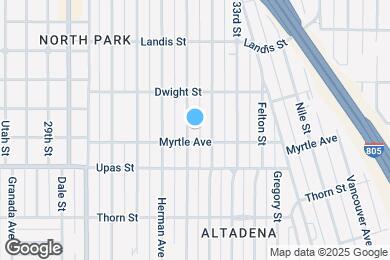 Map image of the property - 3519 32nd St