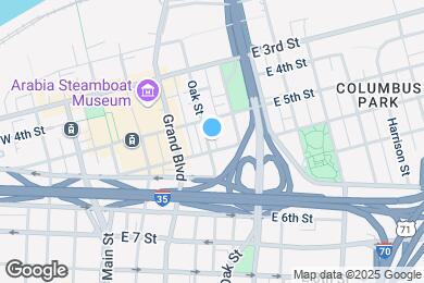 Map image of the property - 527 Oak St