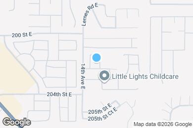 Map image of the property - 20120 15th Ave E
