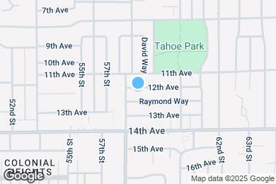 Map image of the property - 5820 12th Ave