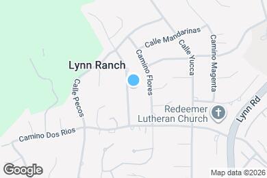 Map image of the property - 1034 Calle Las Trancas