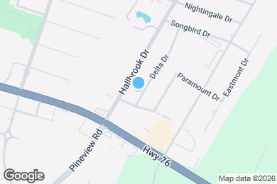 Map image of the property - 817 Delta Dr