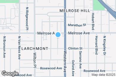 Map image of the property - 642 N Manhattan Pl
