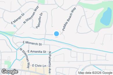 Map image of the property - 454 N Pebble Beach Way