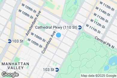 Map image of the property - 63 W 107th St